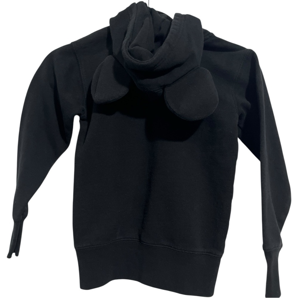 Disney Mickey Mouse Black Pullover Hoodie Sweater with Ears Boys Size M - Picture 3 of 5